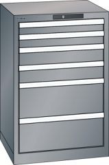 Schubladenschrank 6 Schubladen 564x572x850 NCS S 4502-B Lista 27x27E 78.106.080