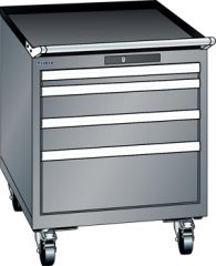 Schubladenschrank 4 Schubladen 564x725x723 NCS S 4502-B Lista 27x36E 14.281.080