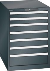 Schubladenschrank 7 Schubladen 564x725x800 NCS S 9000-N Lista 27x36E 14.367.060