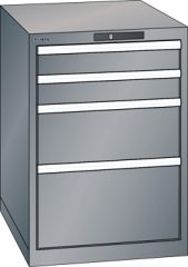Schubladenschrank 4 Schubladen 564x725x800 NCS S 4502-B Lista 27x36E 78.128.080
