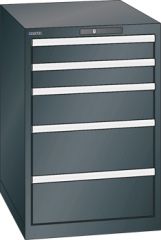 Schubladenschrank 5 Schubladen 564x725x850 NCS S 9000-N Lista 27x36E 78.142.060