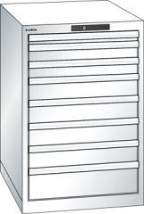 Schubladenschrank 8 Schubladen 564x725x850 RAL 9010 Lista 27x36E 14.403.110