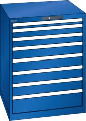Schubladenschrank 8 Schubladen 717x725x850 RAL 5005 Lista 36x36E 78.169.100