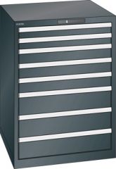 Schubladenschrank 8 Schubladen 717x725x1000 NCS S 9000-N Lista 36x36E 78.179.060