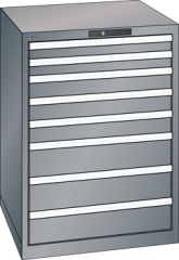Schubladenschrank 8 Schubladen 717x725x1000 NCS S 4502-B Lista 36x36E 78.179.080