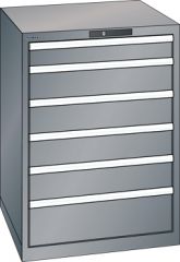 Schubladenschrank 6 Schubladen 717x725x1000 NCS S 4502-B Lista 36x36E 14.415.080