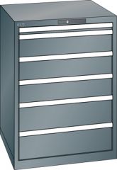 Schubladenschrank 6 Schubladen 717x725x1000 NCS S 6502-B Lista 36x36E 78.170.050
