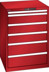 Schubladenschrank 6 Schubladen 717x725x1000 RAL 3003 Lista 36x36E 78.171.070