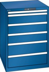 Schubladenschrank 6 Schubladen 717x725x1000 RAL 5010 Lista 36x36E 78.170.090
