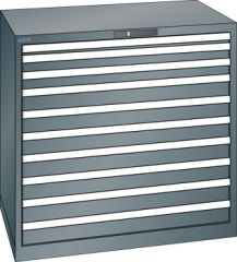 Schubladenschrank 10 Schubladen 1023x725x1000 NCS S 6502-B Lista 54x36E 78.305.050