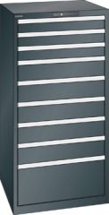 Schubladenschrank 9 Schubladen 717x725x1450 NCS S 9000-N Lista 36x36E 78.311.060