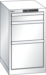 Schubladenschrank 3 Schubladen 411x572x700 RAL 9010 Lista 18x27E 78.419.110
