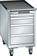 Schubladenschrank 4 Schubladen 411x725x723 RAL 7035 Lista 18x36E 78.454.020