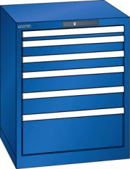 Schubladenschrank 6 Schubladen 564x572x700 RAL 5005 Lista 27x27E 78.487.100