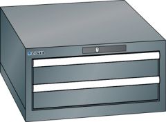Schubladenschrank 2 Schubladen 564x725x283 NCS S 6502-B Lista 27x36E 78.500.050