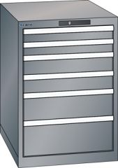 Schubladenschrank 6 Schubladen 564x725x800 NCS S 4502-B Lista 27x36E 78.522.080