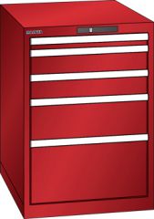 Schubladenschrank 5 Schubladen 564x725x850 RAL 3003 Lista 27x36E 78.528.070