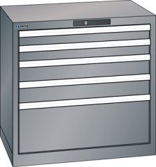 Schubladenschrank 5 Schubladen 717x572x700 NCS S 4502-B Lista 36x27E 78.560.080