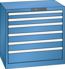 Schubladenschrank 6 Schubladen 717x572x700 RAL 5019 Lista 36x27E 78.565.040