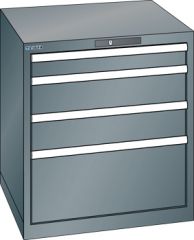 Schubladenschrank 4 Schubladen 717x725x800 NCS S 6502-B Lista 36x36E 78.632.050