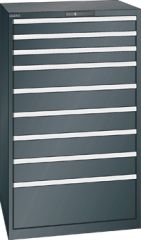 Schubladenschrank 9 Schubladen 870x725x1450 NCS S 9000-N Lista 45x36E 78.708.060