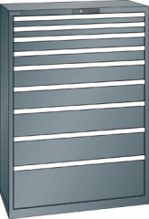 Schubladenschrank 9 Schubladen 1023x572x1450 NCS S 6502-B Lista 54x27E 78.768.050