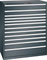 Schubladenschrank 12 Schubladen 1193x725x1450 NCS S 9000-N Lista 64x36E 78.842.060
