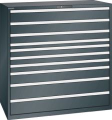 Schubladenschrank 10 Schubladen 1431x725x1450 NCS S 9000-N Lista 78x36E 78.869.060