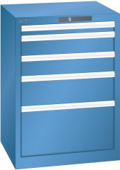 Schubladenschrank 5 Schubl. 564x572x800 RAL 5019 Lista 27x27E 78.883.040