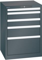 Schubladenschrank 5 Schubl. 564x572x800 NCS S 9000-N Lista 27x27E 78.883.060