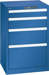 Schubladenschrank 4 Schubl. 564x572x850 RAL 5010 Lista 27x27E 79.380.090