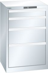Schubladenschrank 4 Schubl. 564x572x850 RAL 9010 Lista 27x27E 79.380.110