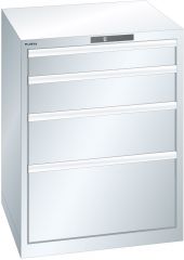Schubladenschrank 4 Schubl. 717x725x850 RAL 9010 Lista 36x36E 79.383.110