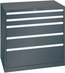 Schubladenschrank 5 Schubl. 1023x725x1000 NCS S 9000-N Lista 54x36E 79.393.060