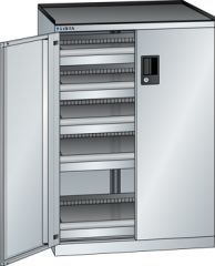 Schubladenschrank Flgeltren 717x600x1020 RAL 7035 Lista 36x27E 79.421.020