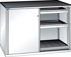 Schubladenschrank Schiebetren 1430x627x1020 RAL 9010 Lista 36x27E 79.427.110