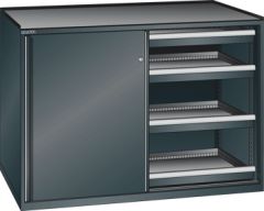 Schubladenschrank Schiebet�ren 1430x627x1020 NCS S 9000-N Lista 36x27E 79.430.060