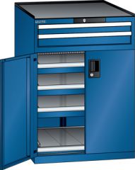 Schubladenschrank Flgeltren 717x753x1020 RAL 5010 Lista 36x36E 79.464.090