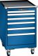 Schubladenschrank 6 Schubladen 564x572x890 RAL 5010 Lista 27x27E 14.247.090