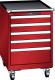 Schubladenschrank 5 Schubladen 564x572x890 RAL 3003 Lista 27x27E 14.249.070