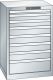 Schubladenschrank 8 Schubladen 564x572x850 RAL 7035 Lista 27x27E 14.250.020