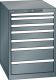 Schubladenschrank 7 Schubladen 564x725x800 NCS S 6502-B Lista 27x36E 78.134.050