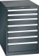 Schubladenschrank 7 Schubladen 564x725x800 NCS S 9000-N Lista 27x36E 14.367.060