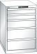 Schubladenschrank 5 Schubladen 564x725x850 RAL 9010 Lista 27x36E 14.399.110