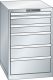 Schubladenschrank 6 Schubladen 564x725x850 RAL 7035 Lista 27x36E 14.407.020