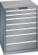 Schubladenschrank 7 Schubladen 717x725x850 NCS S 4502-B Lista 36x36E 78.167.080