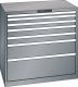 Schubladenschrank 7 Schubladen 1023x725x1000 NCS S 4502-B Lista 54x36E 78.187.080
