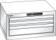 Schubladenschrank 3 Schubladen 564x572x283 RAL 9010 Lista 27x27E 78.466.110