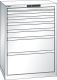 Schubladenschrank 7 Schubladen 717x572x1000 RAL 9010 Lista 36x27E 78.581.110