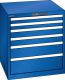 Schubladenschrank 6 Schubladen 717x725x800 RAL 5005 Lista 36x36E 78.636.100